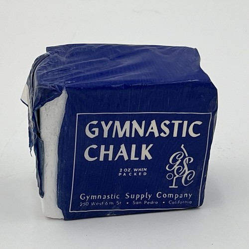 Vtg gym chalk block - gym,